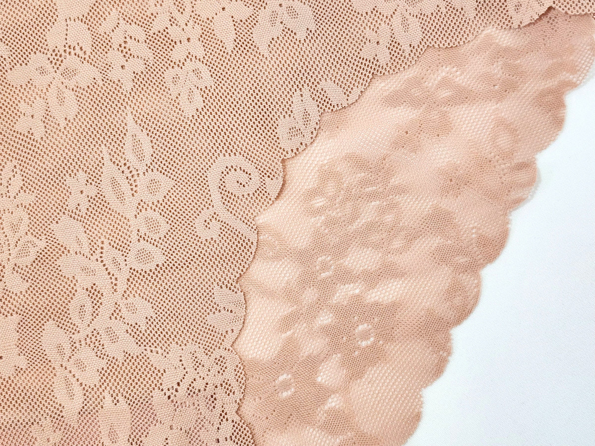 Seamless High-Waist Brief with Lace - Luxury Series (55058)